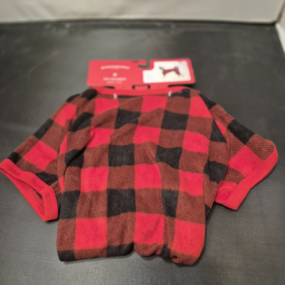 Wondershop Red and Black Plaid Doggie PJ's